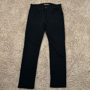 Joe’s The Brixton Straight & Narrow Solid Black Mens 31 Pants Stretch